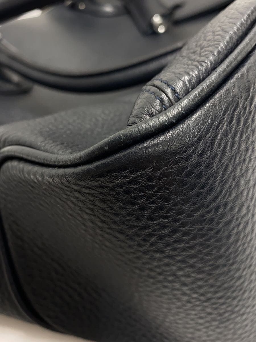 PELLE MORBIDA Bag Leather Navy Solid Color 7