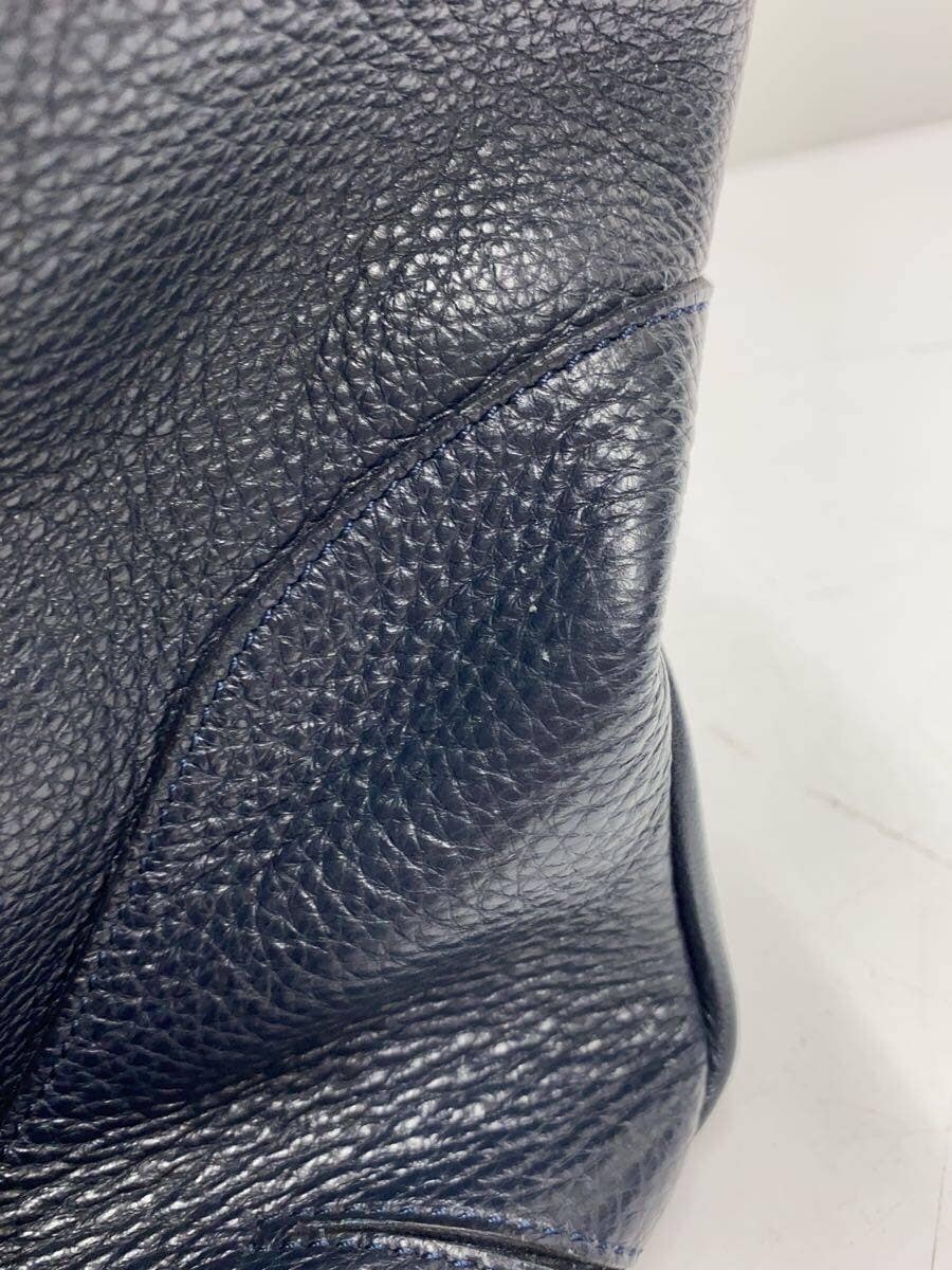 PELLE MORBIDA Bag Leather Navy Solid Color 9