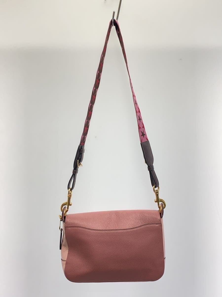 COACH Shoulder Bag PNK Solid 2