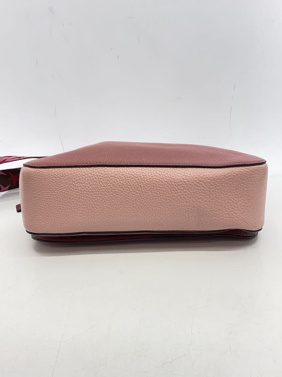 COACH Shoulder Bag PNK Solid 3