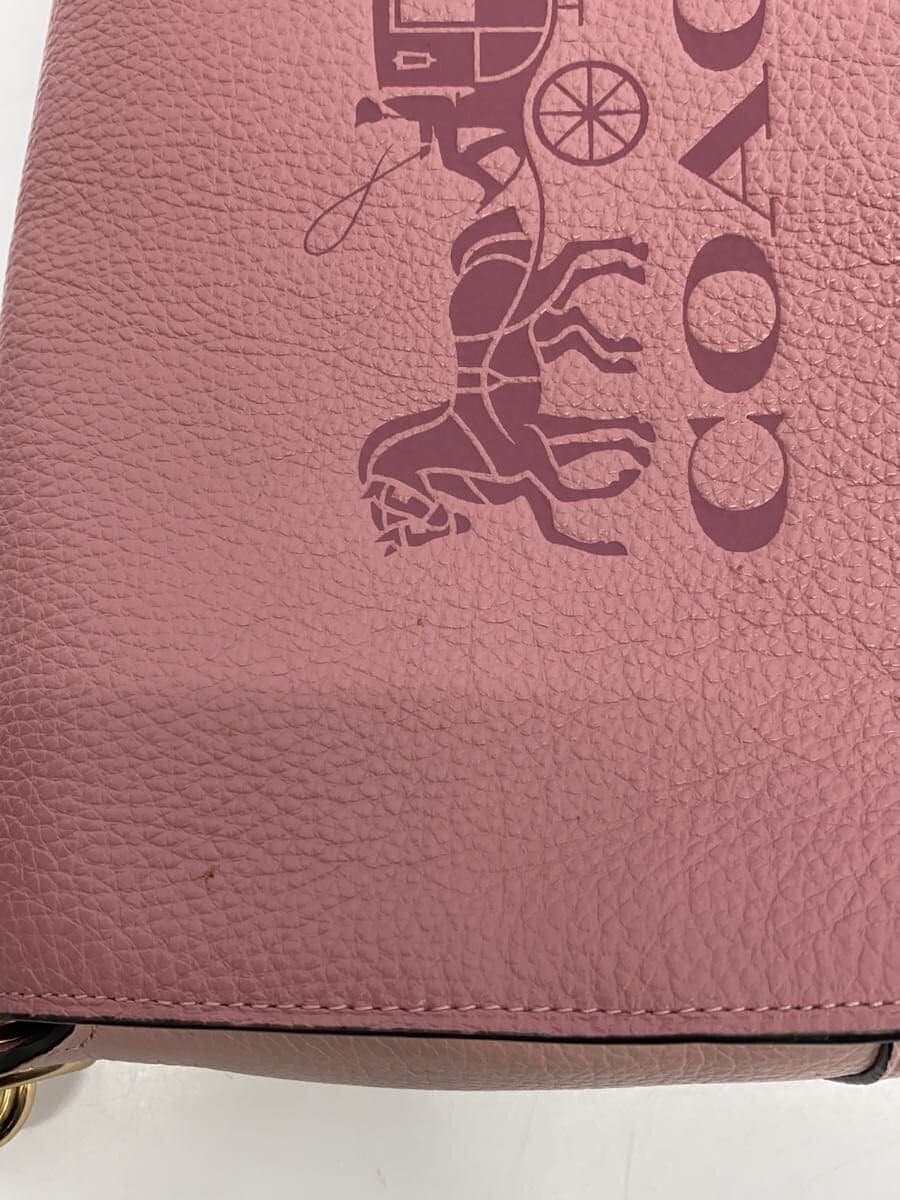 COACH Shoulder Bag PNK Solid 6