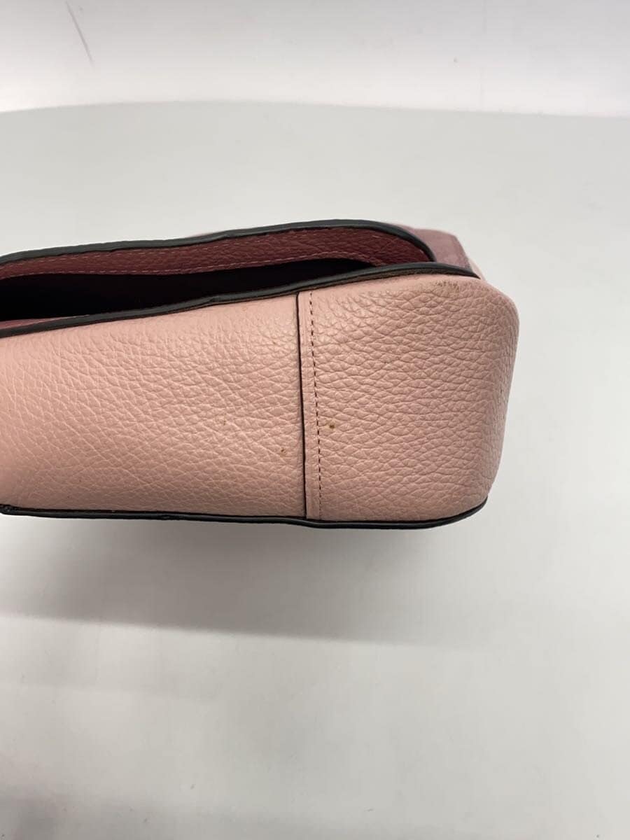 COACH Shoulder Bag PNK Solid 7