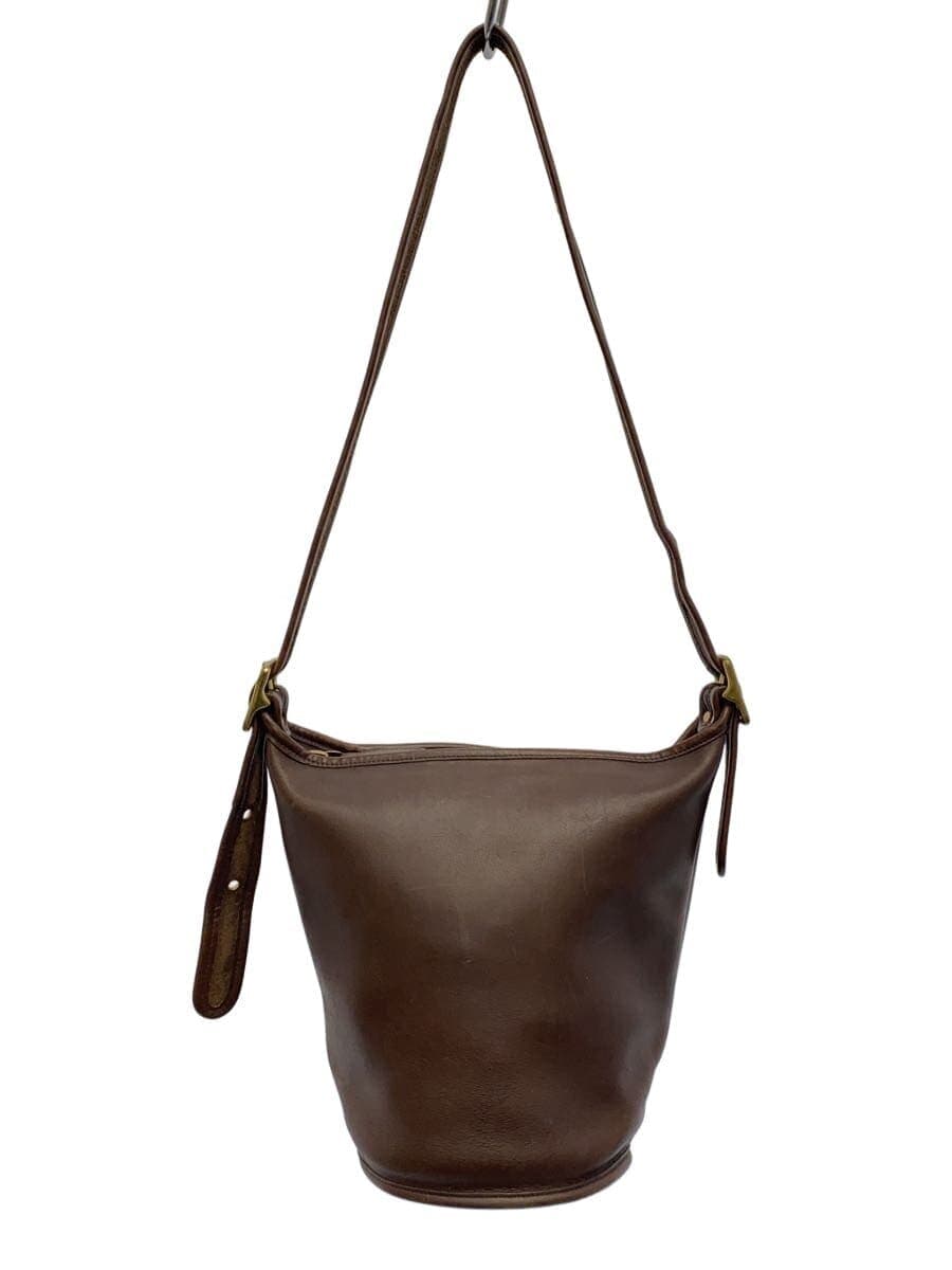 COACH Shoulder Bag Leather CML Solid 9953