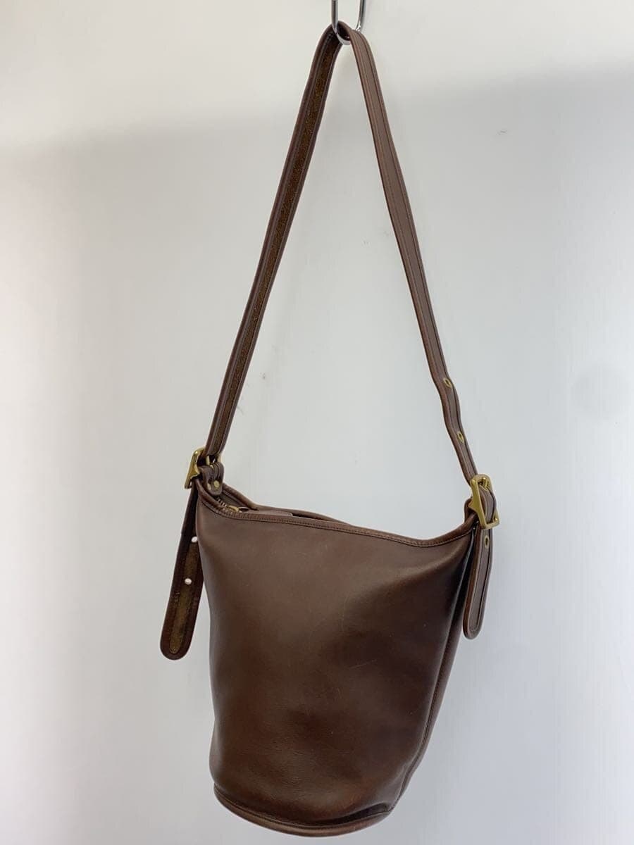 COACH Shoulder Bag Leather CML Solid 9953 2