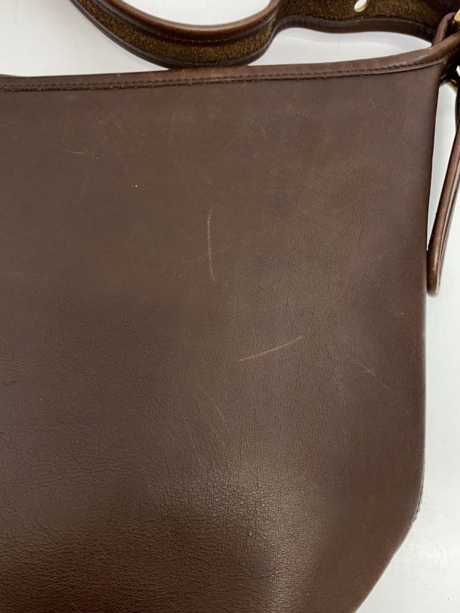 COACH Shoulder Bag Leather CML Solid 9953 7