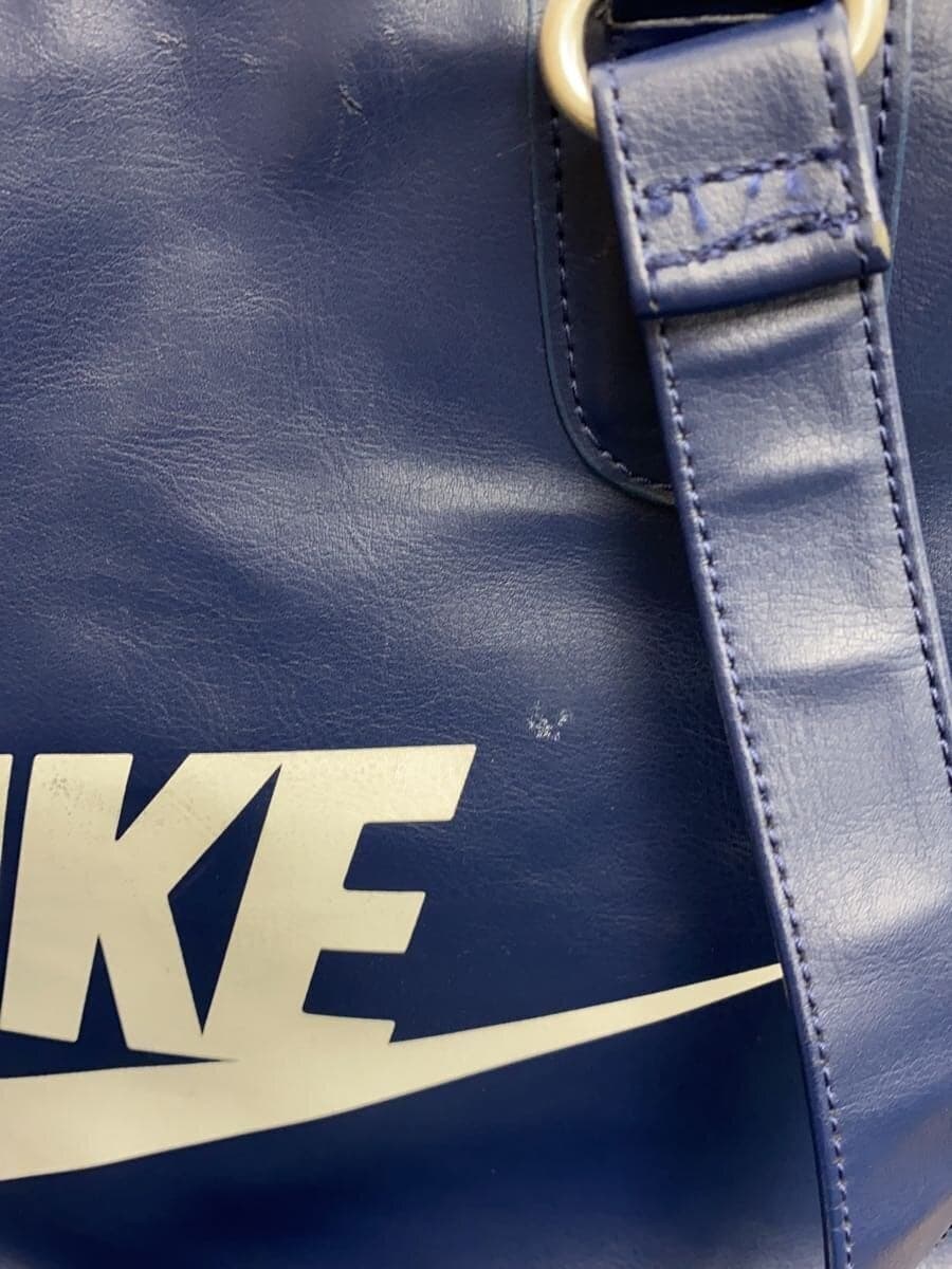 NIKE Tote Bag Faux Leather NVY Print 6