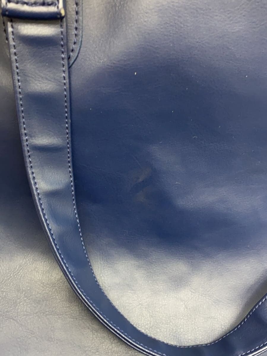 NIKE Tote Bag Faux Leather NVY Print 7