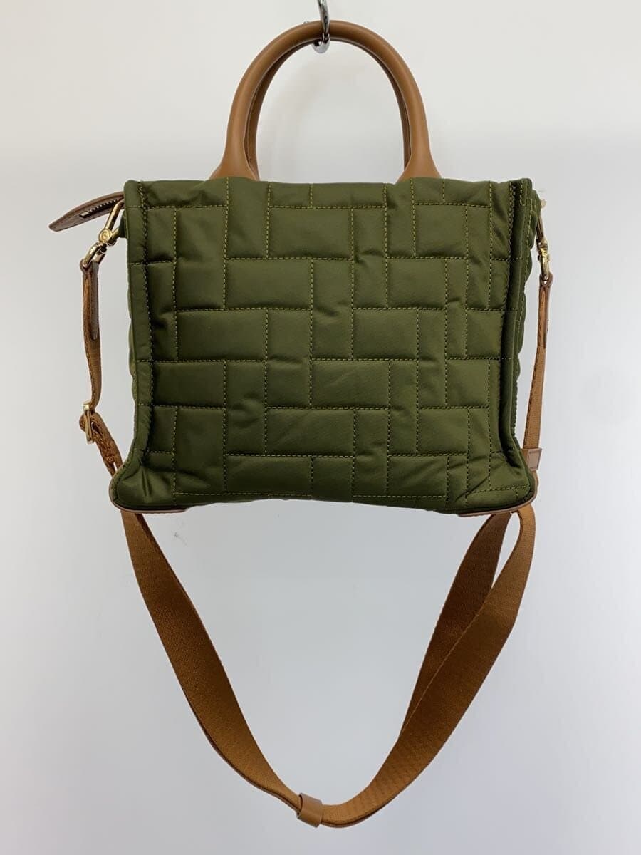 COLE HAAN Tote Bag Polyester GRN Solid 3