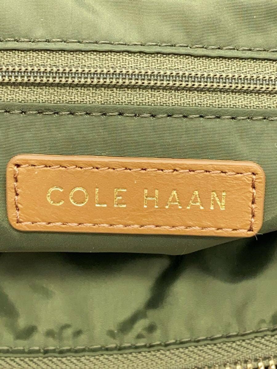 COLE HAAN Tote Bag Polyester GRN Solid 5