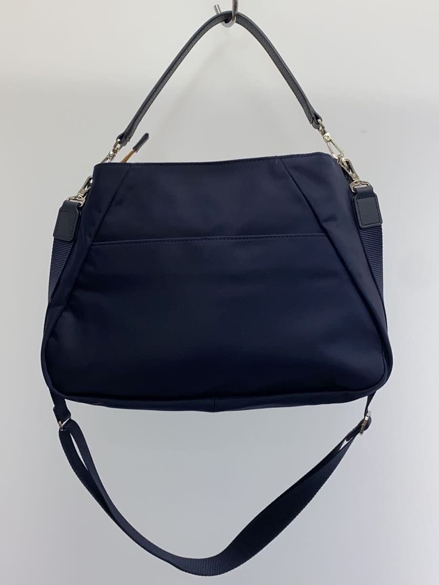 agnes b. Shoulder Bag Nylon NVY Solid 0AS14-03 3