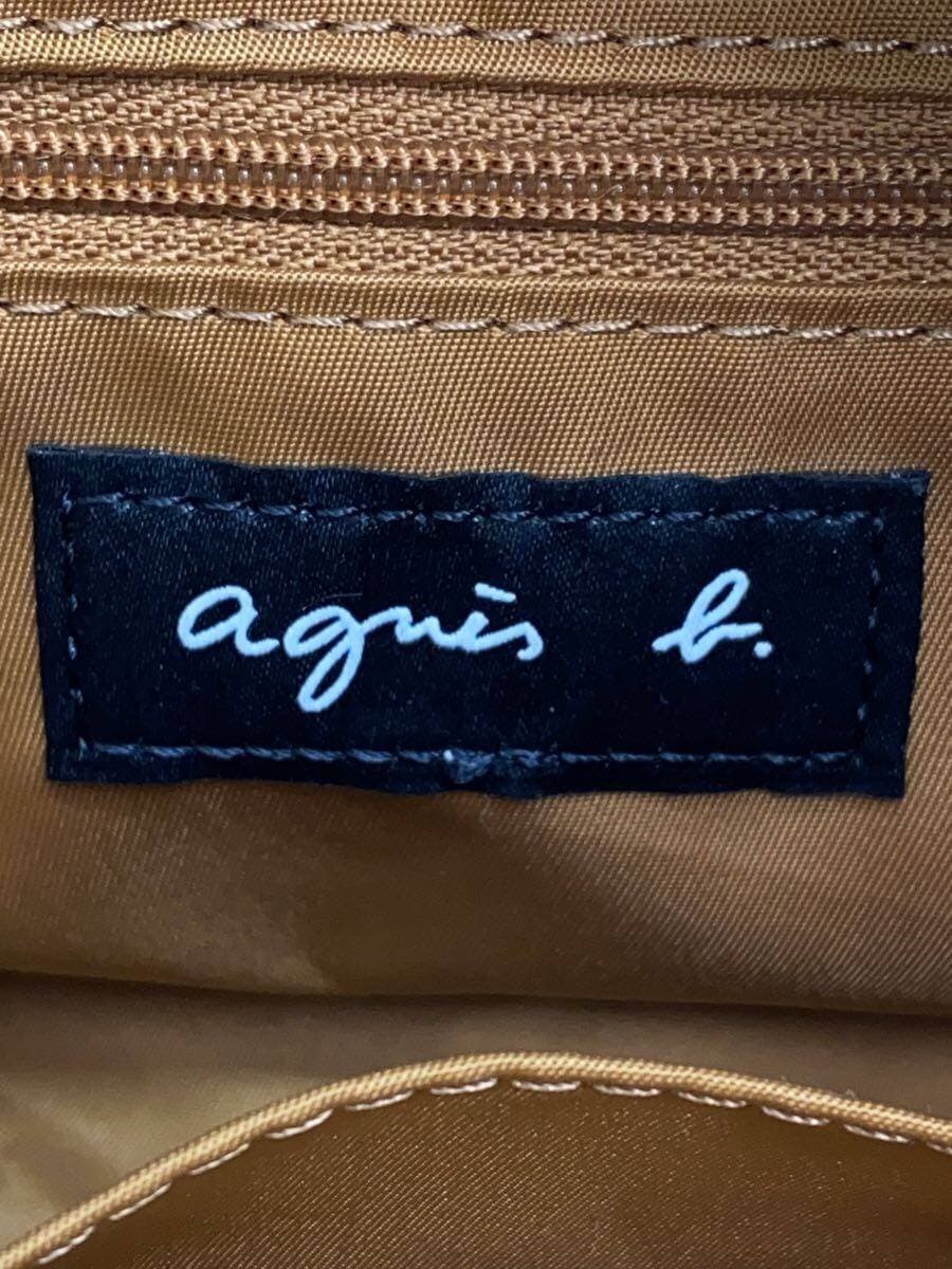 agnes b. Shoulder Bag Nylon NVY Solid 0AS14-03 5