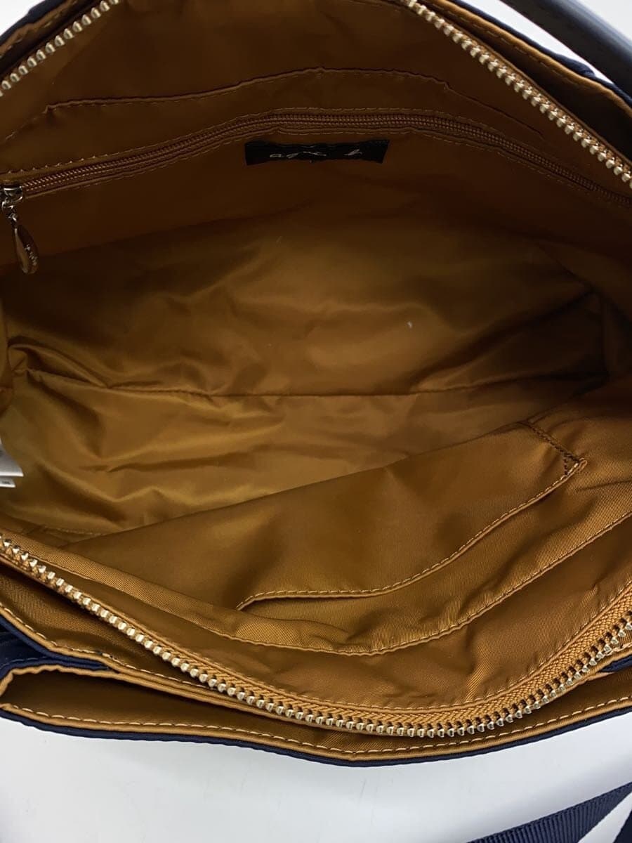 agnes b. Shoulder Bag Nylon NVY Solid 0AS14-03 6