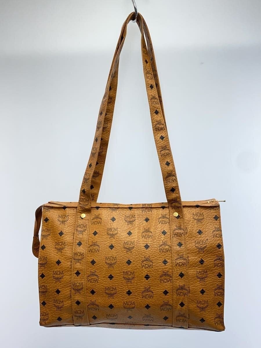 MCM Tote Bag Leather BRW All-over Pattern 3