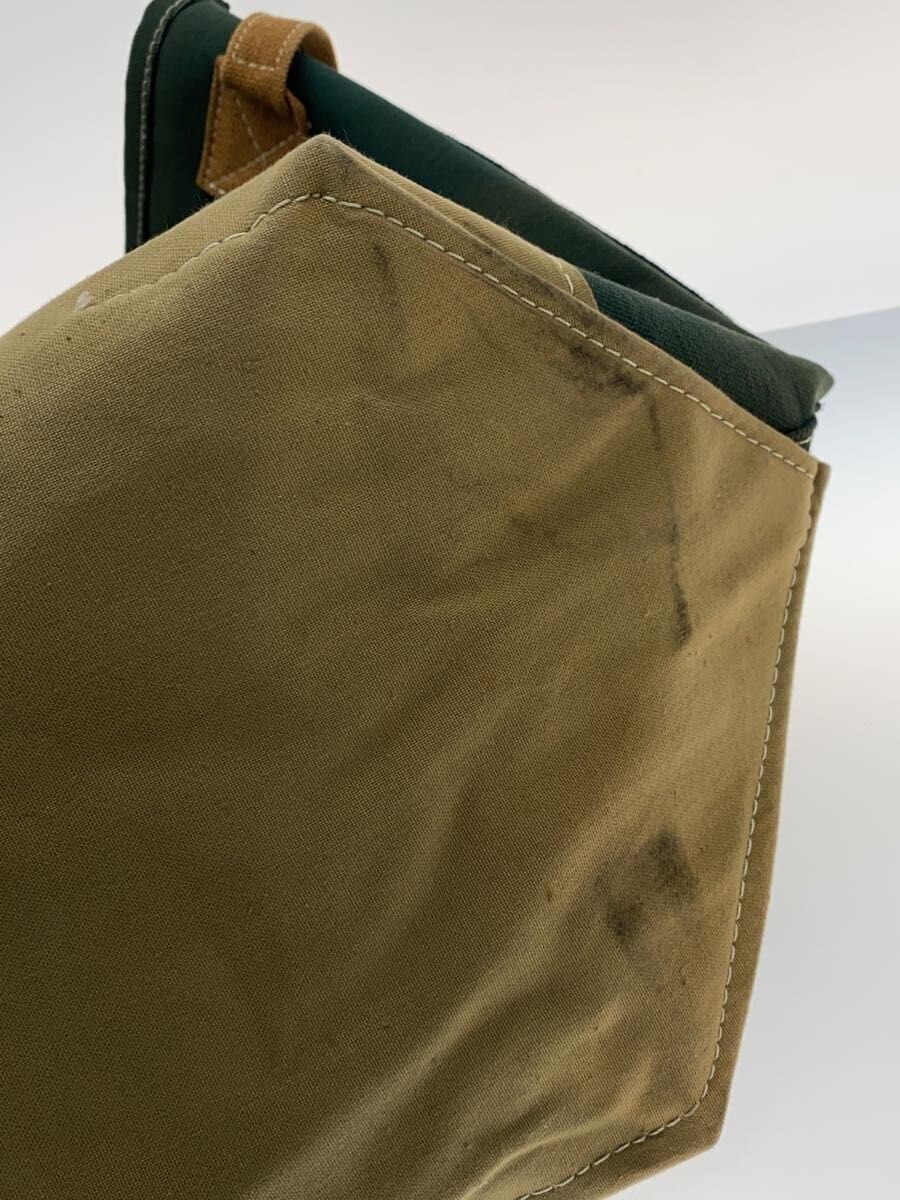 Coleman Tote Bag Big Tote Vintage Canvas GRN Fade 8