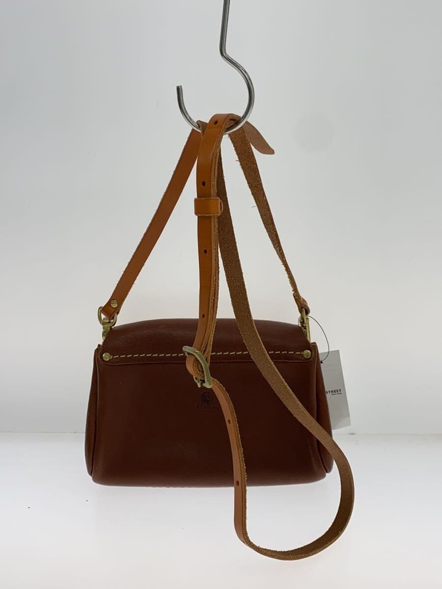 kissora Shoulder Bag Leather BRW Solid 3