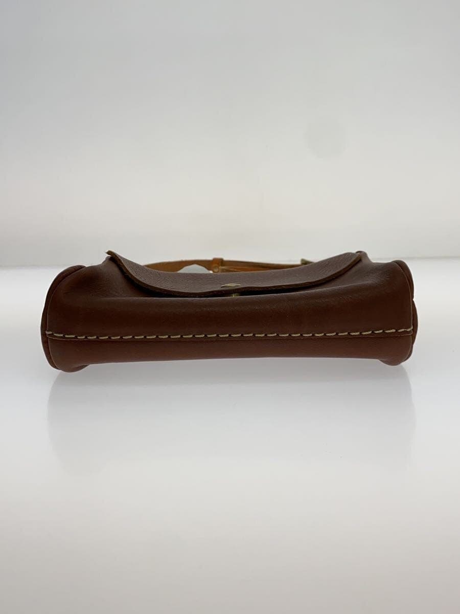 kissora Shoulder Bag Leather BRW Solid 4