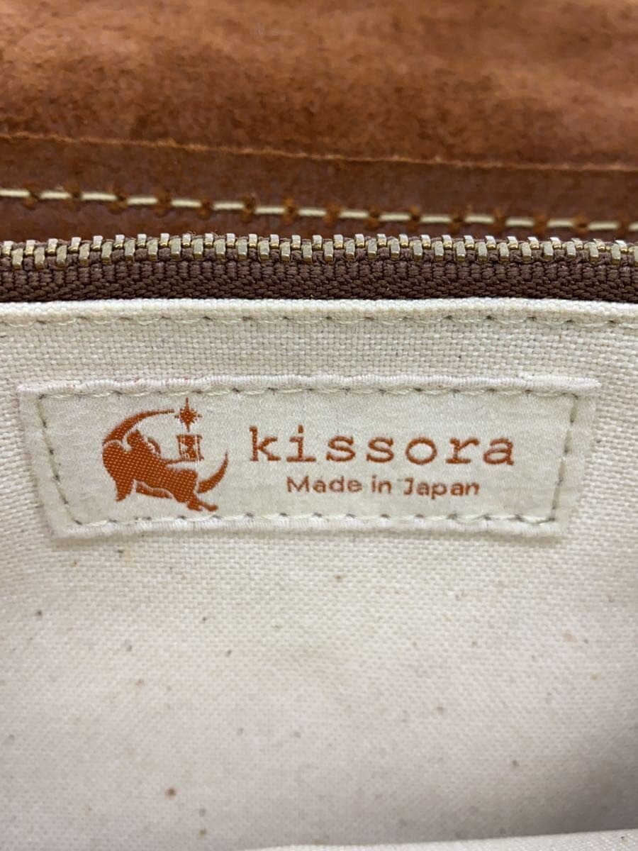 kissora Shoulder Bag Leather BRW Solid 5
