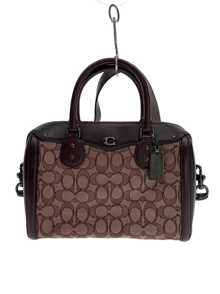 COACH Shoulder Bag Canvas BRD All Over Pattern F38112