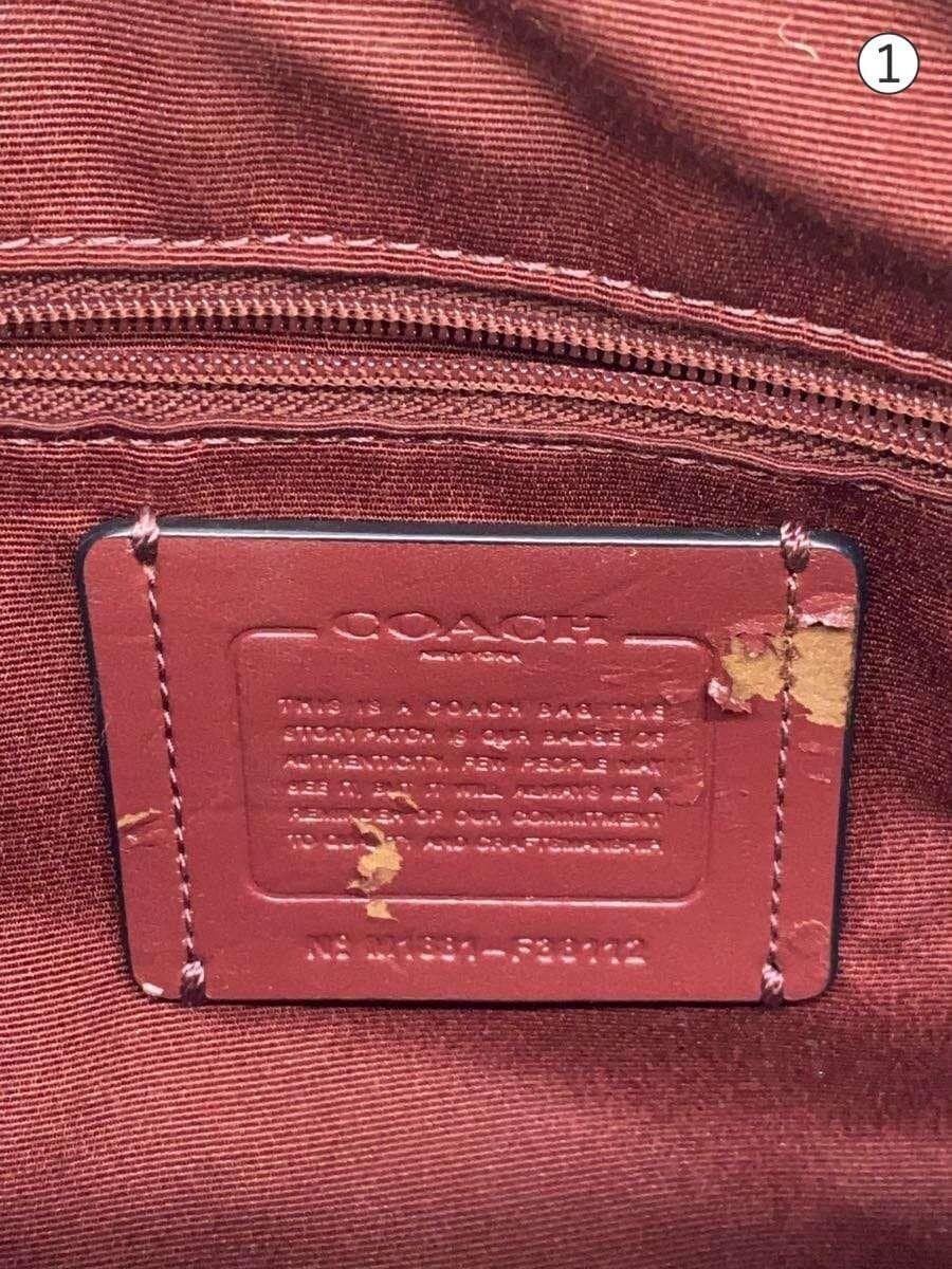 COACH Shoulder Bag Canvas BRD All Over Pattern F38112 5