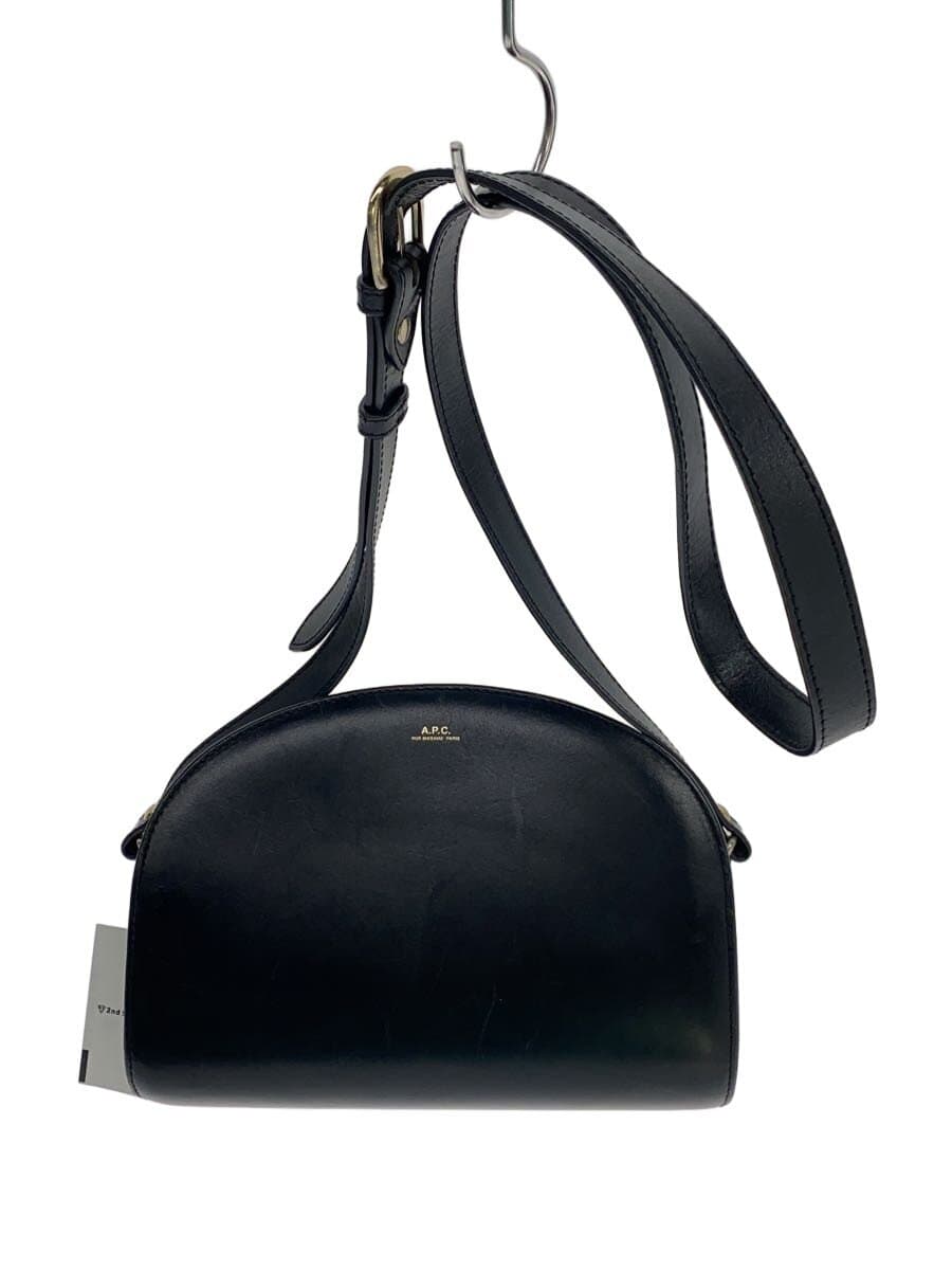 A.P.C. Shoulder Bag Leather BLK All Do