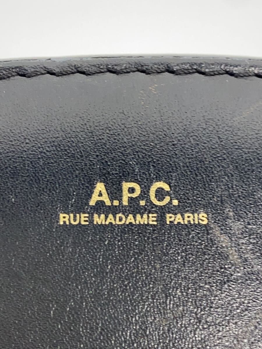 A.P.C. Shoulder Bag Leather BLK All Do 5