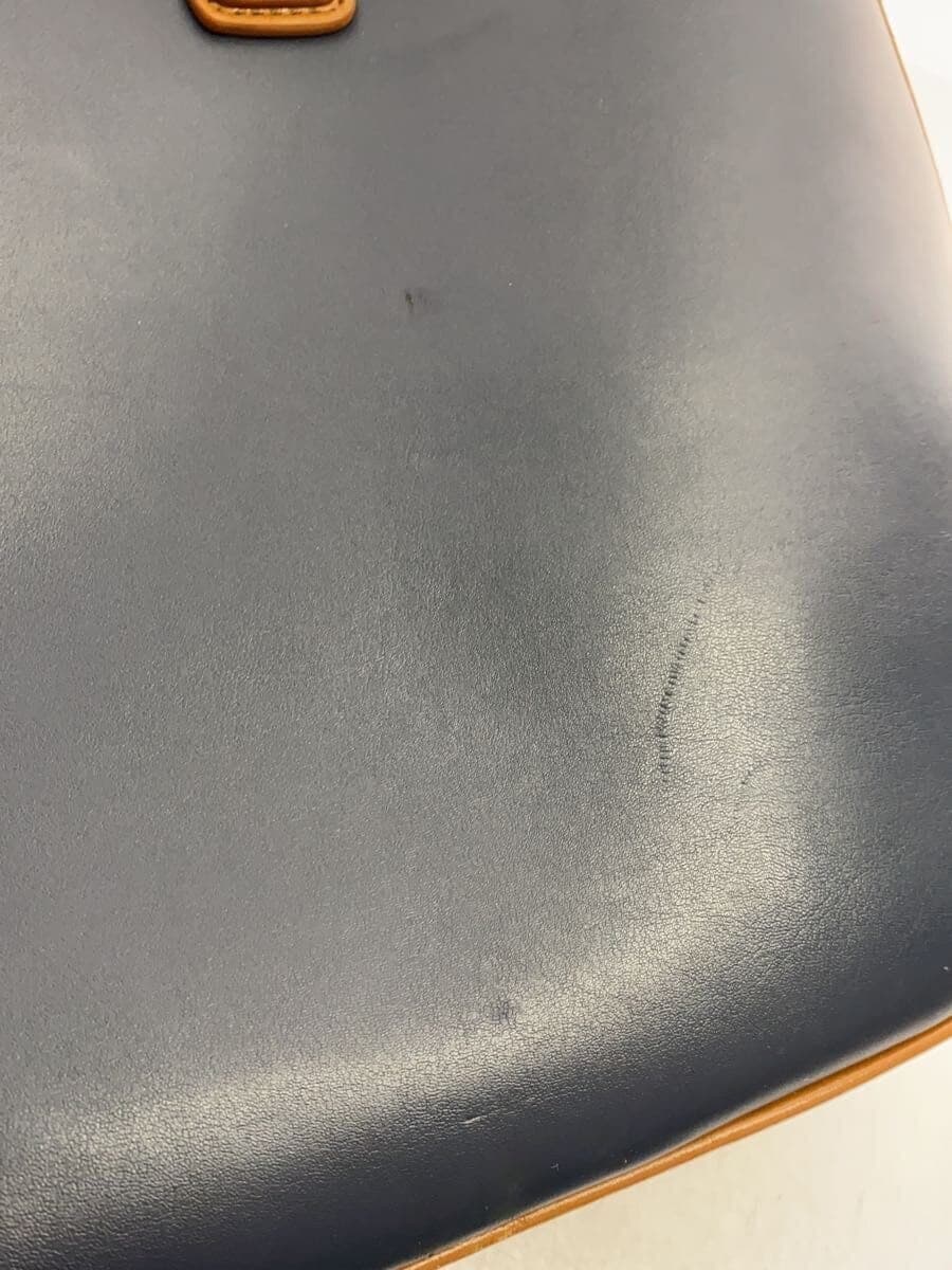 GOLD MEN Tote Bag Leather NVY 9