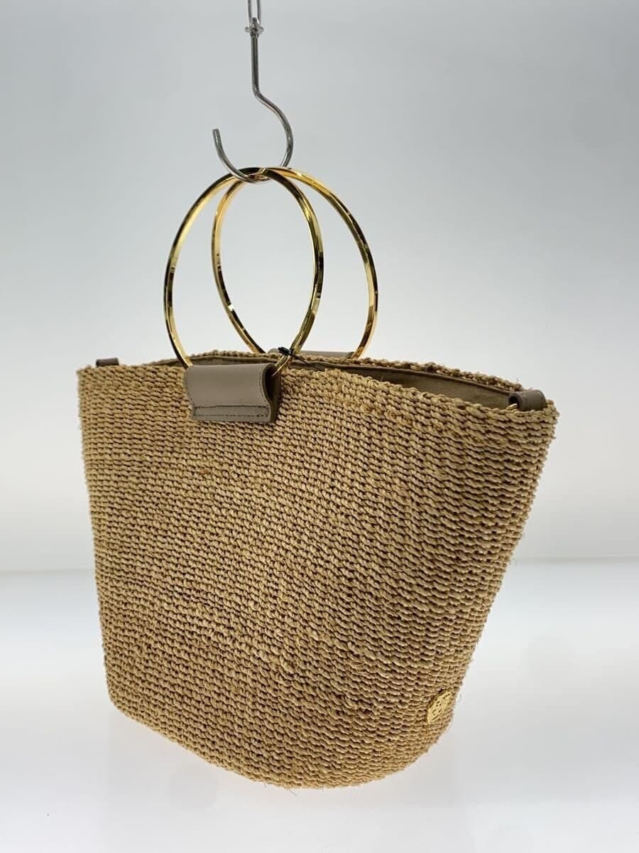 VIOLAd’ORO handbag Abaca basket bag shoulder hand 2WAY BEG 2