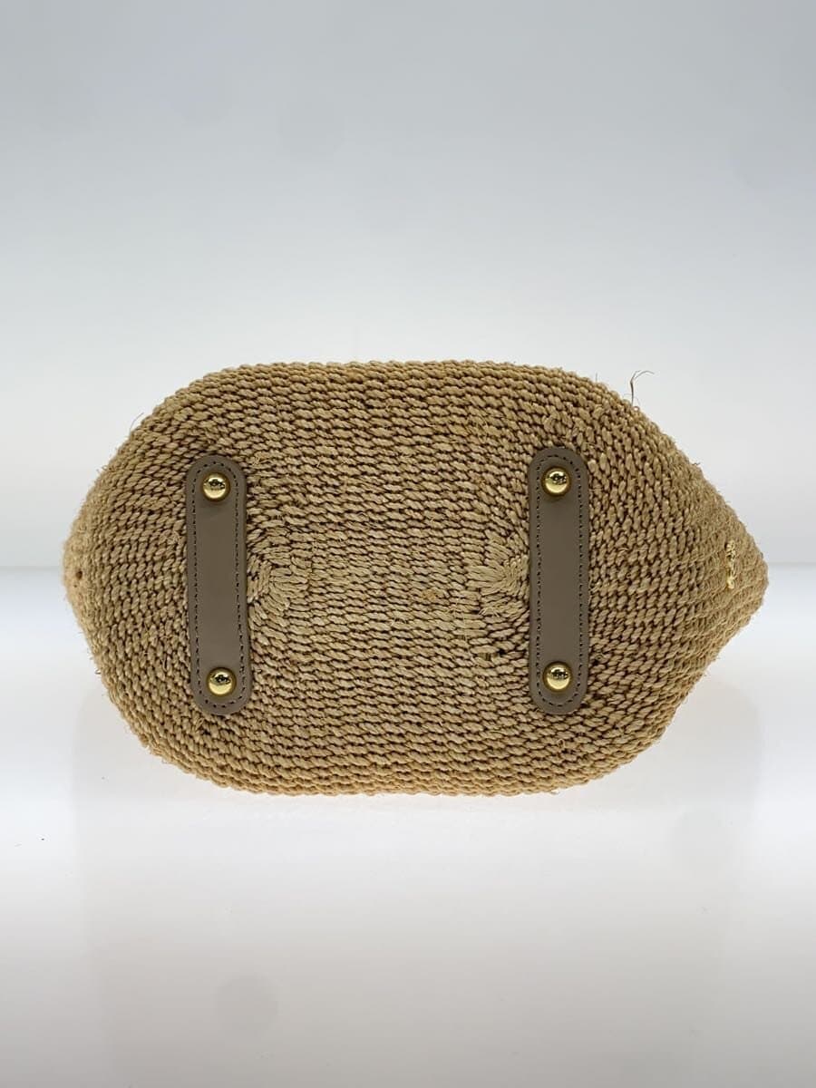 VIOLAd’ORO handbag Abaca basket bag shoulder hand 2WAY BEG 4