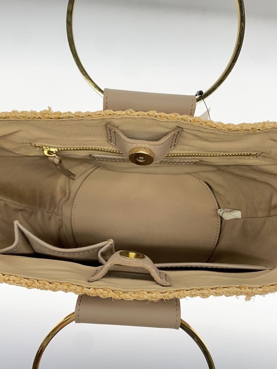 VIOLAd’ORO handbag Abaca basket bag shoulder hand 2WAY BEG 6