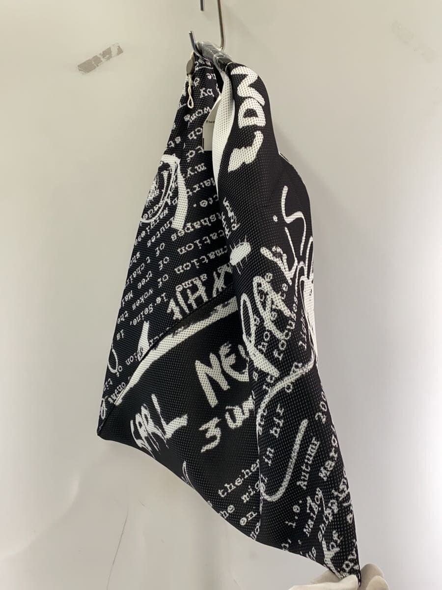 MM6 Tote Bag Polyester BLK All Over Pattern s54wd0039 2