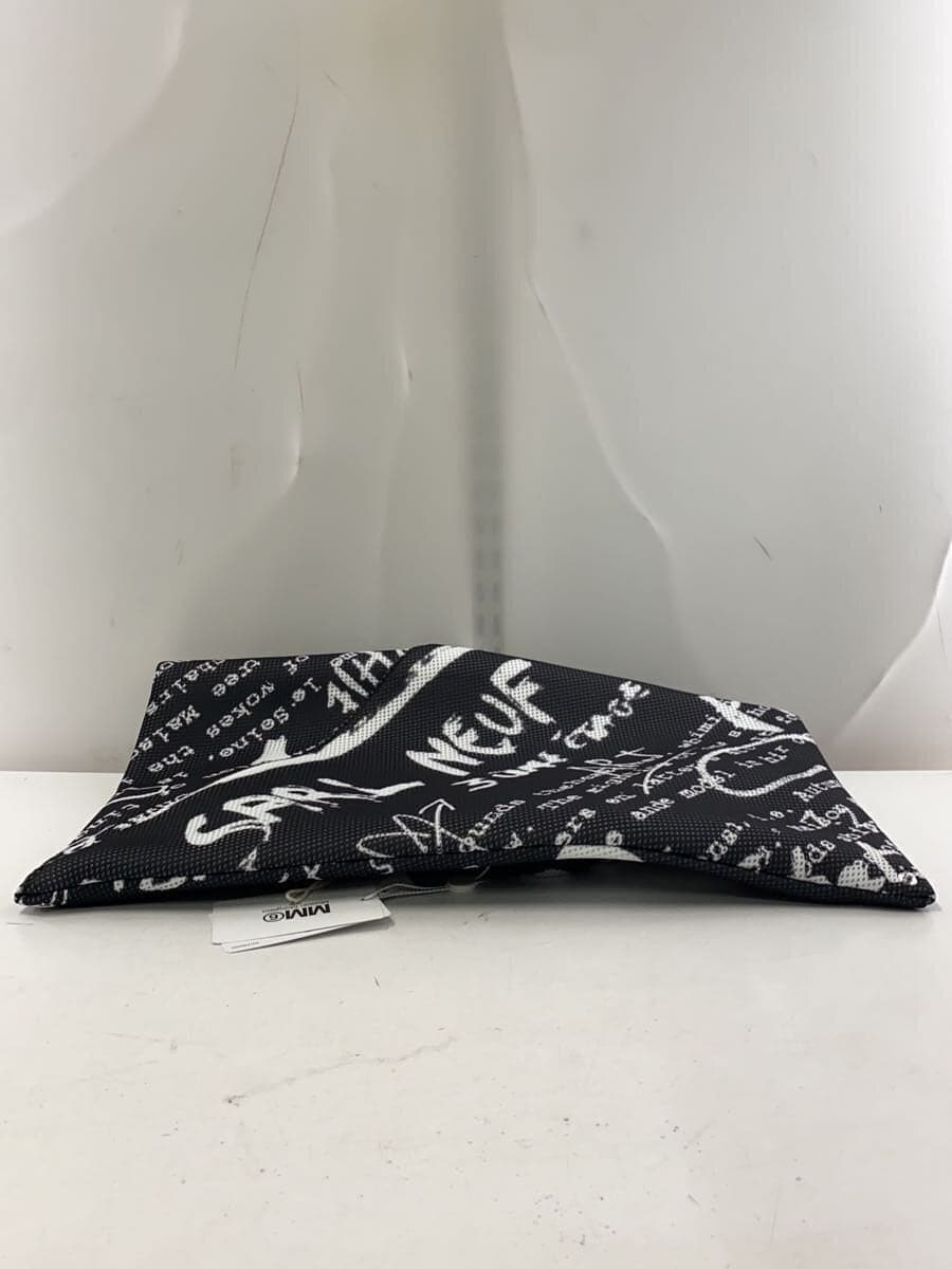 MM6 Tote Bag Polyester BLK All Over Pattern s54wd0039 4