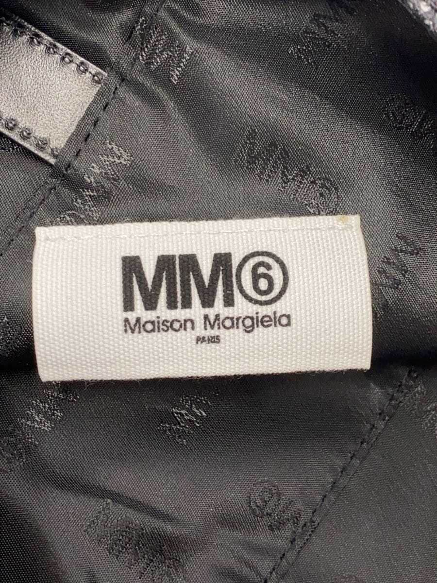MM6 Tote Bag Polyester BLK All Over Pattern s54wd0039 5