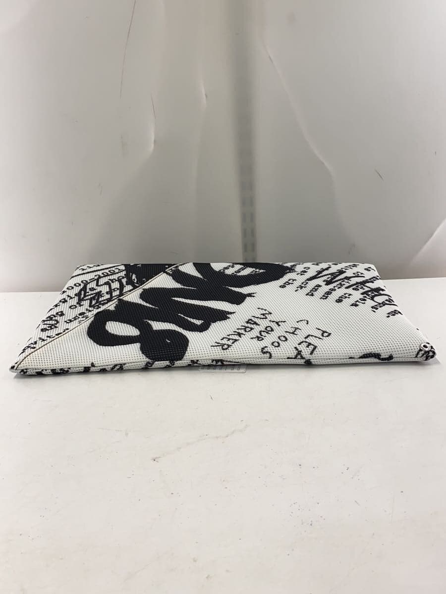 MM6 Tote Bag Polyester WHT All Over Pattern s54wd0039 4