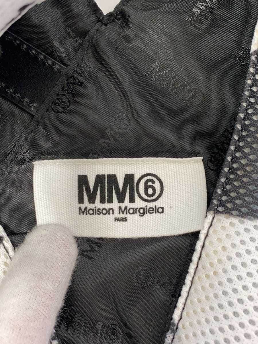 MM6 Tote Bag Polyester WHT All Over Pattern s54wd0039 5