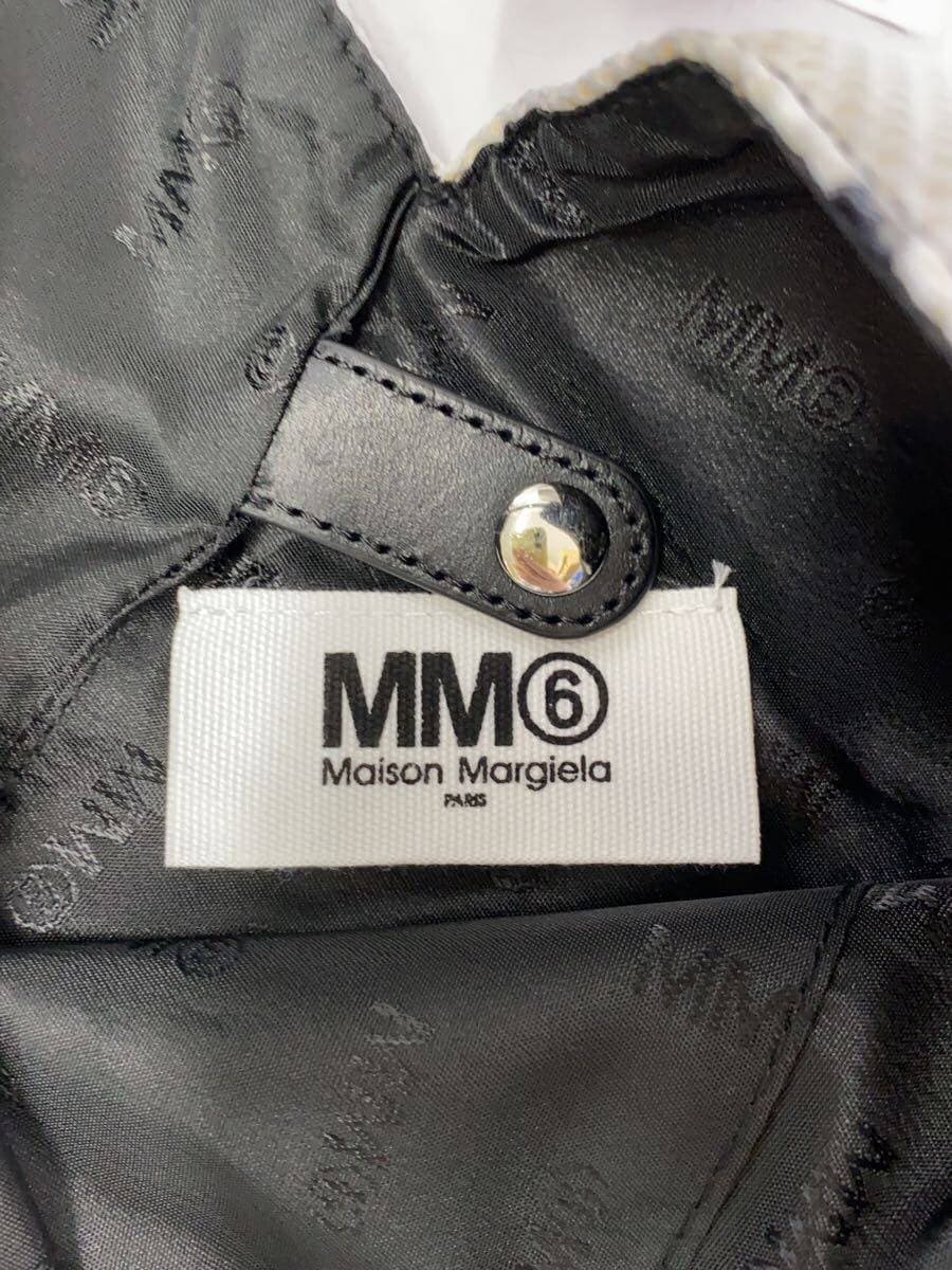 MM6 Tote Bag Polyester WHT All Over Pattern s54wd0039 5