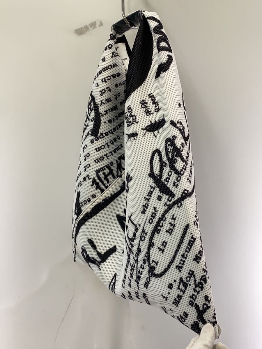 MM6 Tote Bag Polyester WHT All Over Pattern s54wd0039 2