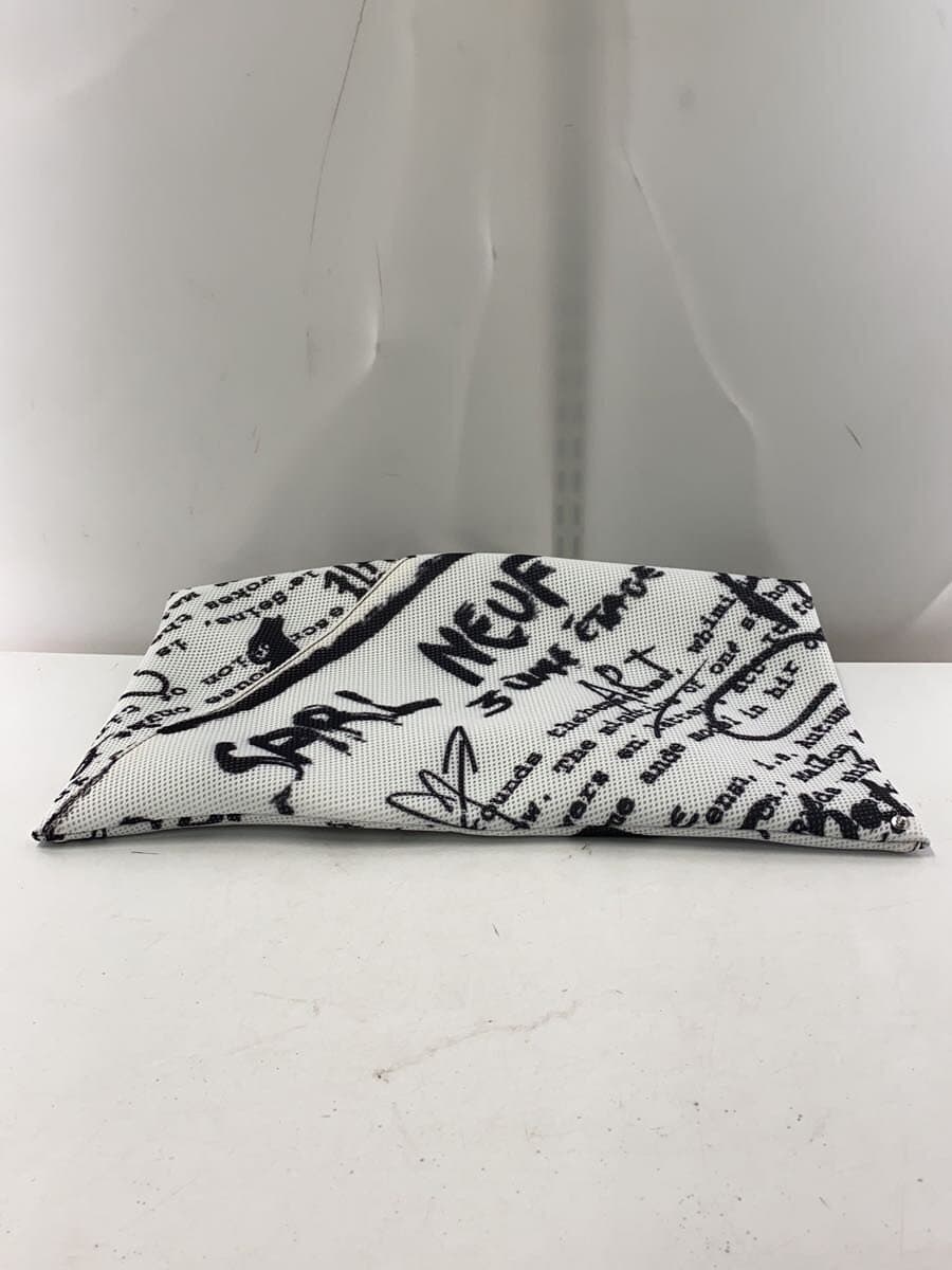 MM6 Tote Bag Polyester WHT All Over Pattern s54wd0039 4