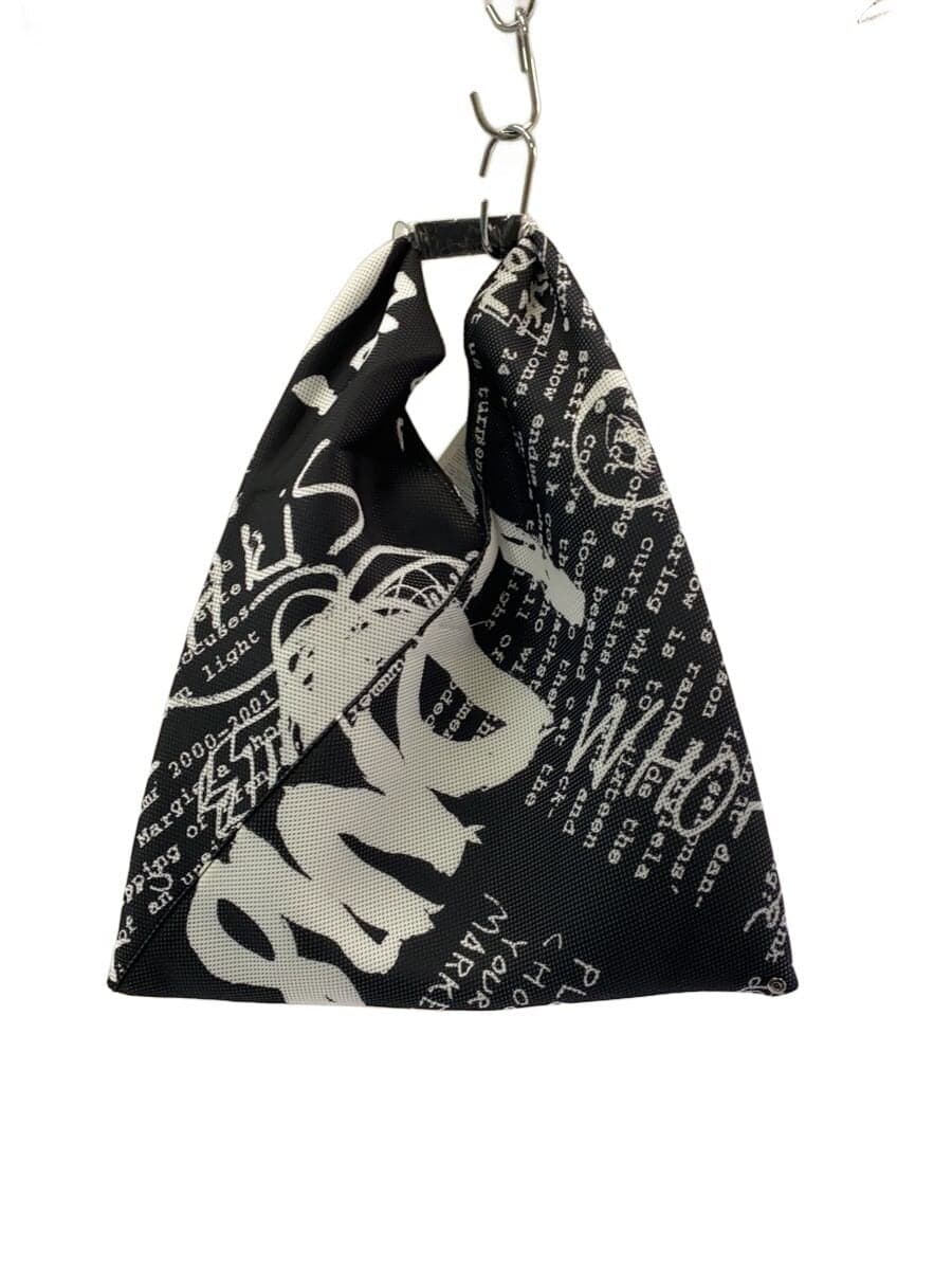 MM6 Tote Bag Polyester BLK All Over Pattern s54wd0039