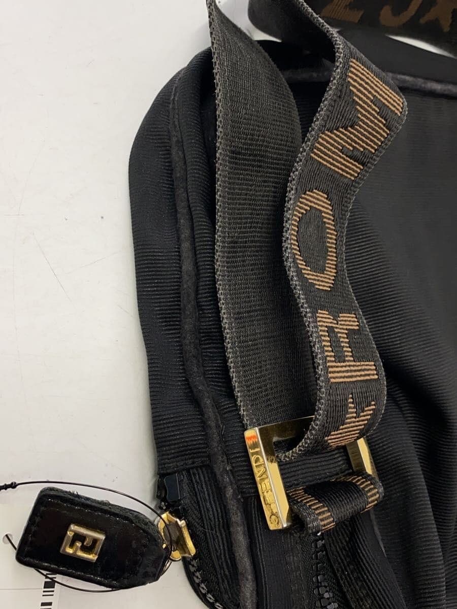 FENDI Shoulder Bag Nylon BLK Solid 2291 26337.088 7