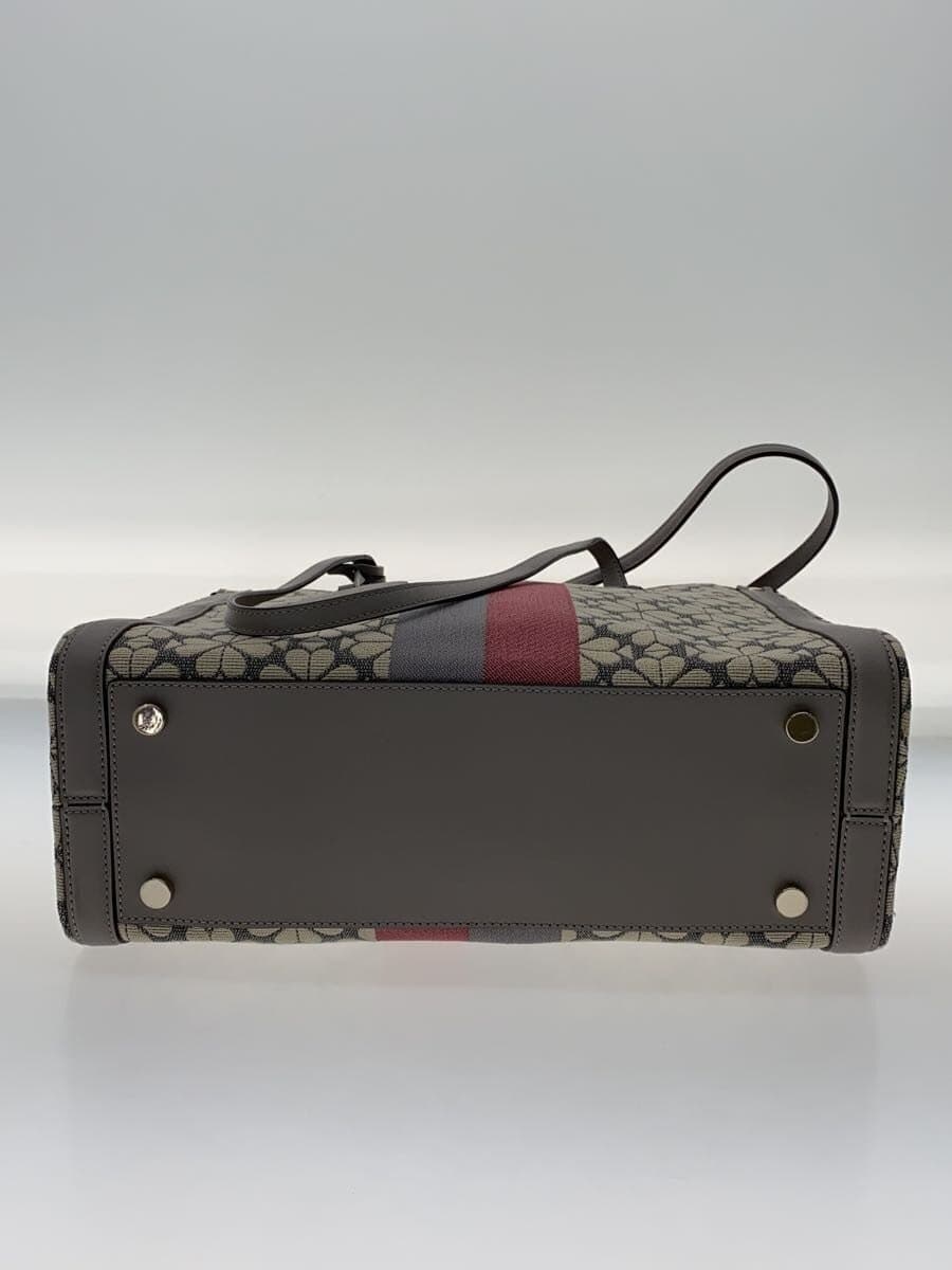 kate spade new york Shoulder Bag Canvas GRY All Over Pattern Japan Limited Color 4