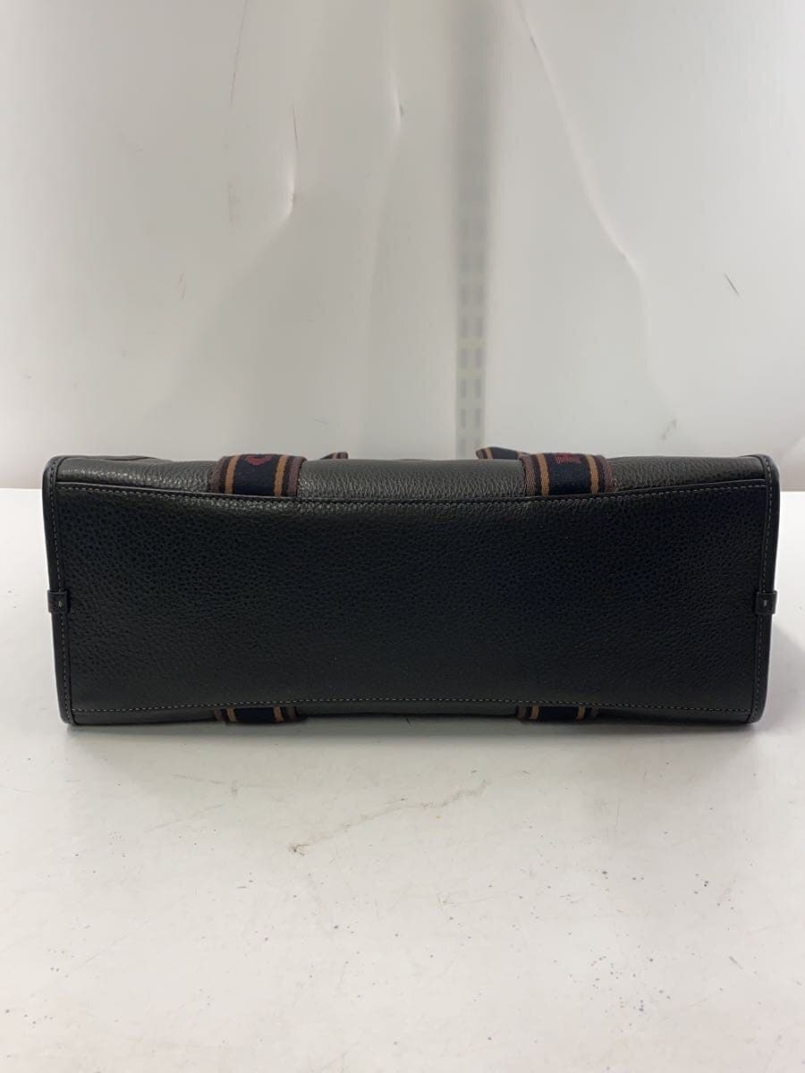 COACH Tote Bag PVC BLK Solid CM067 4