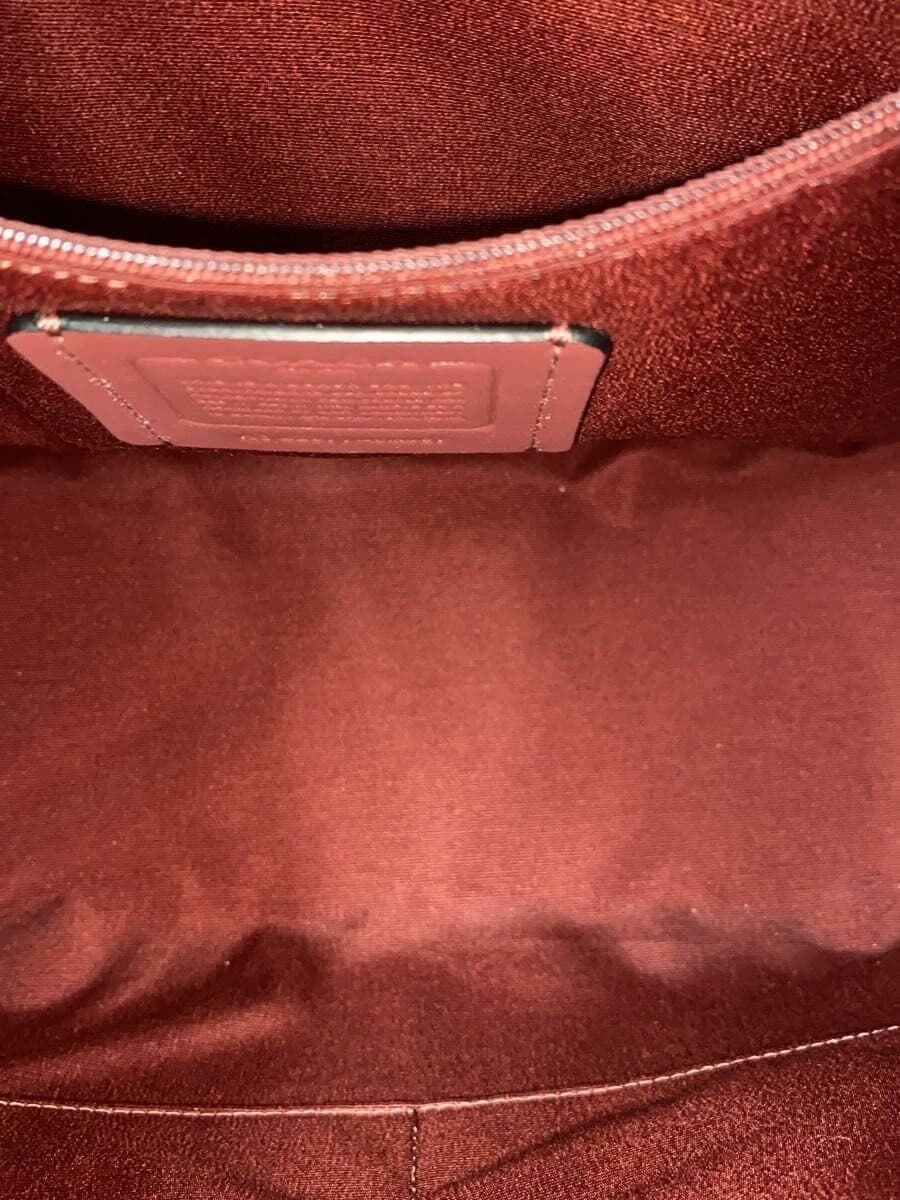 COACH Tote Bag PVC BLK Solid CM067 7