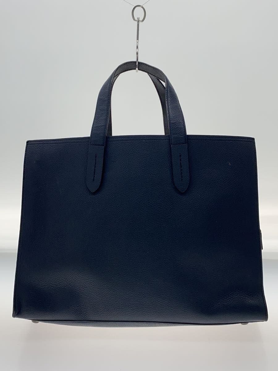 COACH Briefcase_All Leather Leather NVY Solid 3
