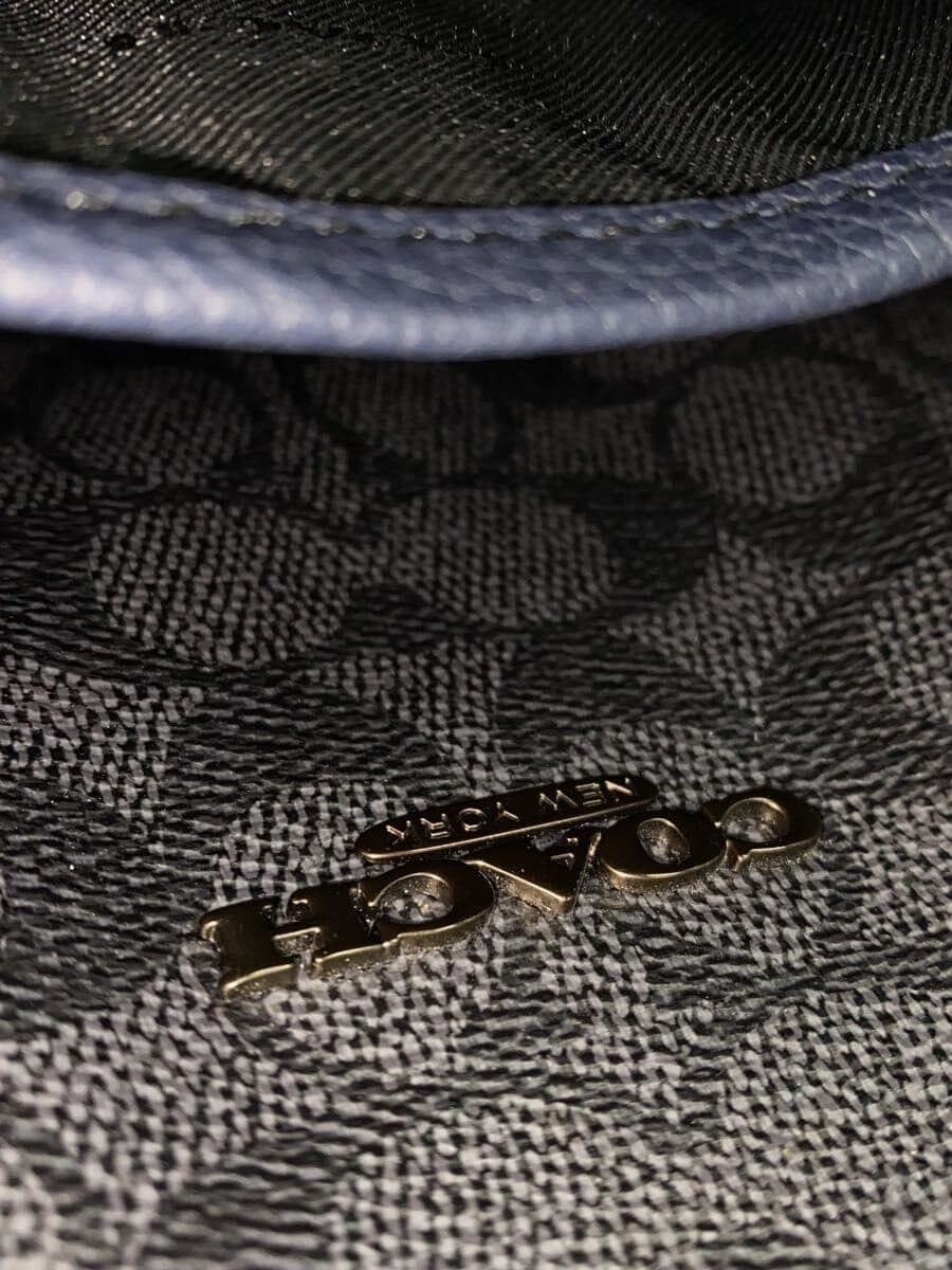 COACH Briefcase_All Leather Leather NVY Solid 6