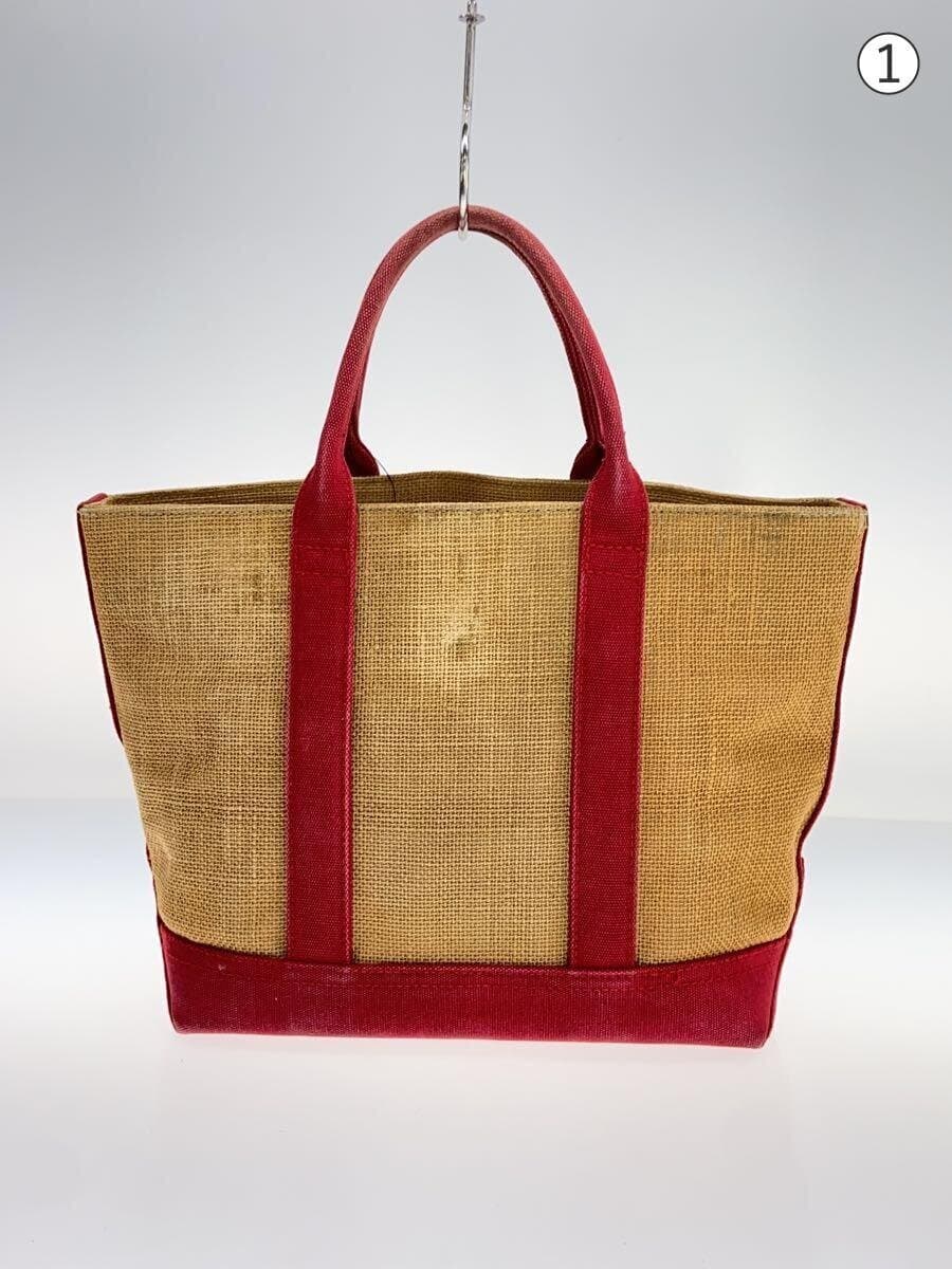 RALPH LAUREN Tote Bag BEG Solid Overall With Stain Consider Condition 3