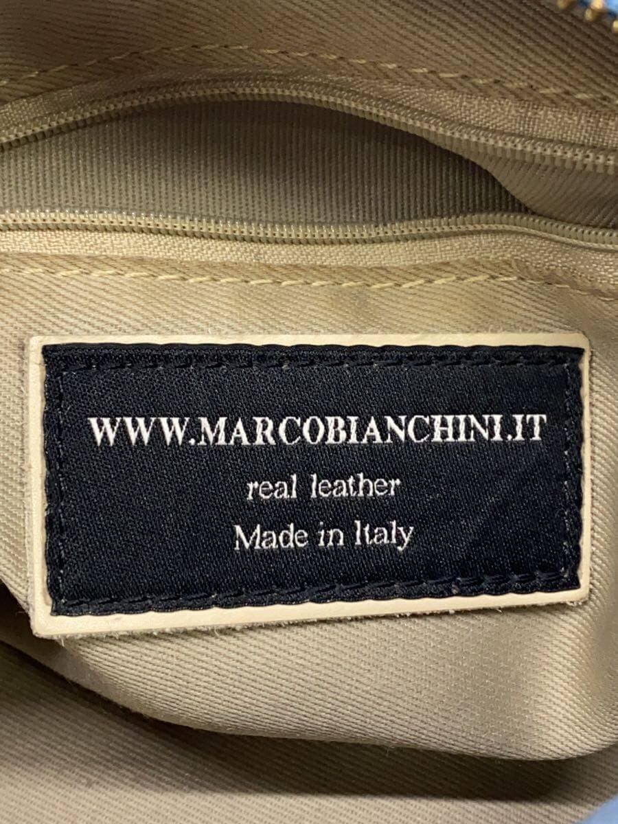 MARCO BIANCHINI Shoulder Bag PVC BLU Solid 5