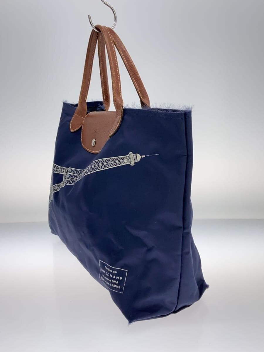 LONGCHAMP Eiffel Tower Paris Limited Handbag NVY 2