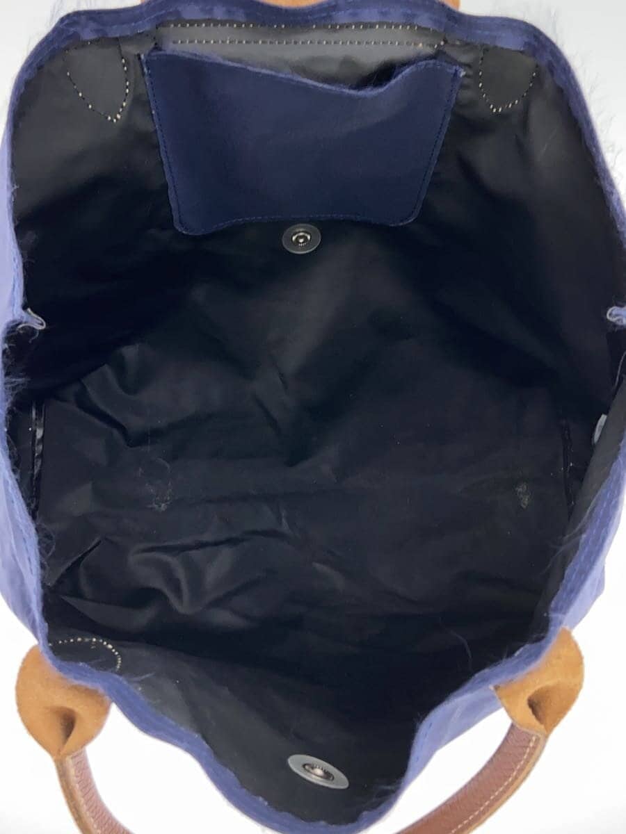 LONGCHAMP Eiffel Tower Paris Limited Handbag NVY 6