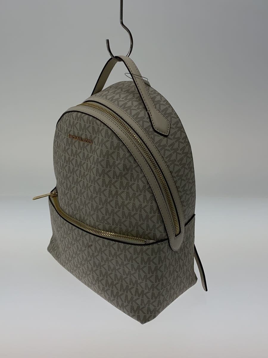 MICHAEL KORS Backpack PVC WHT All Over Pattern 2