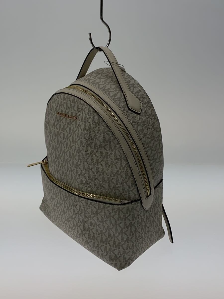 MICHAEL KORS Backpack PVC WHT All Over Pattern 2